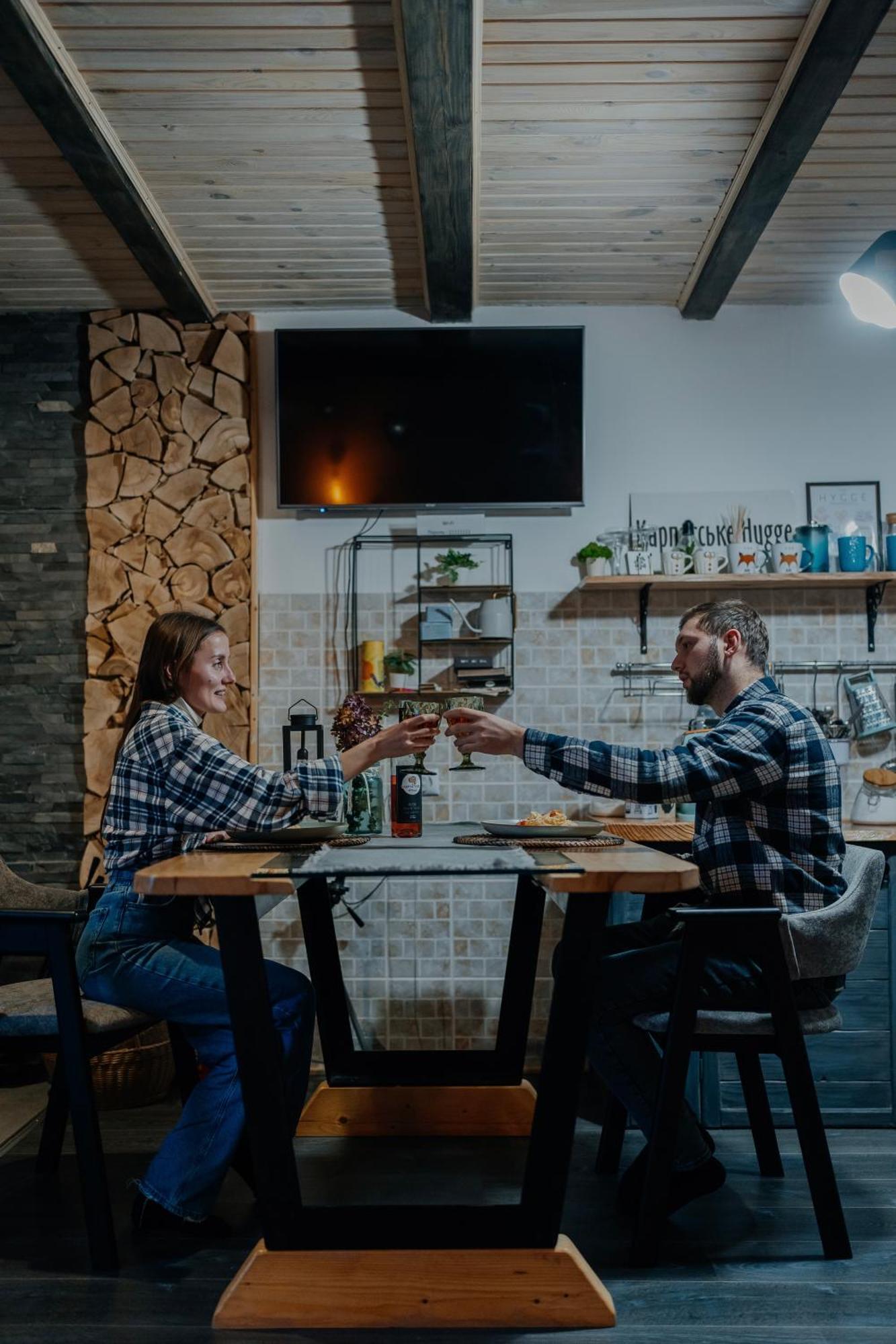 Карпатське Hygge Котедж Для Двох З Чаном-Джакузі У Горах Slavske Exterior foto