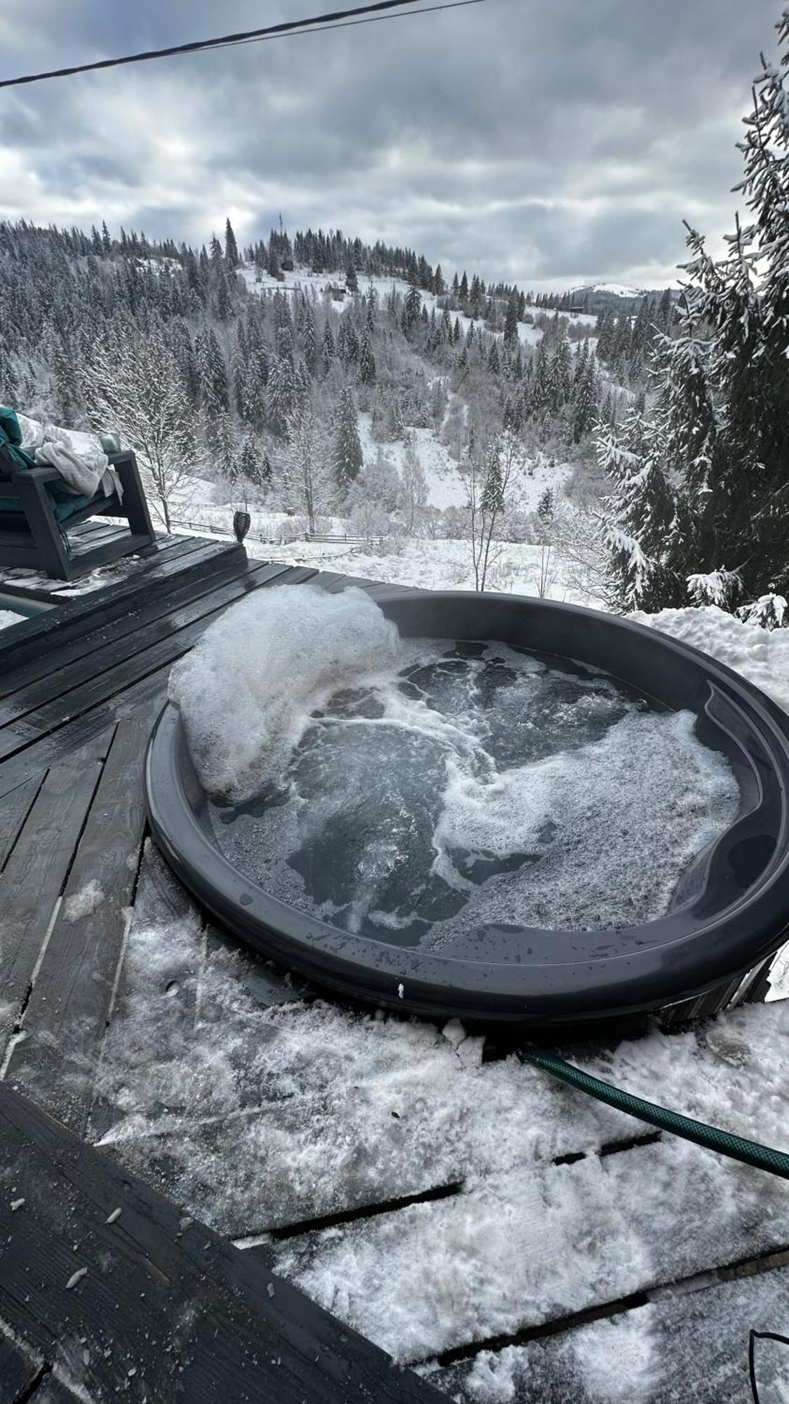 Карпатське Hygge Котедж Для Двох З Чаном-Джакузі У Горах Slavske Exterior foto